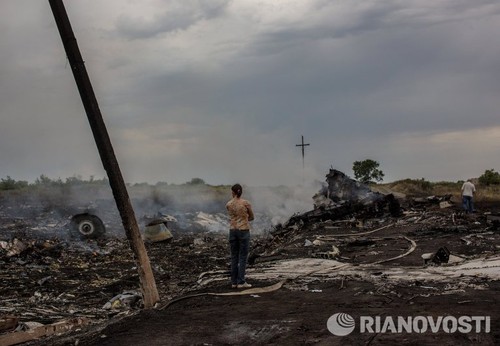 Проведены различные мероприятия в честь первой годовщины дня крушения MH17 - ảnh 1